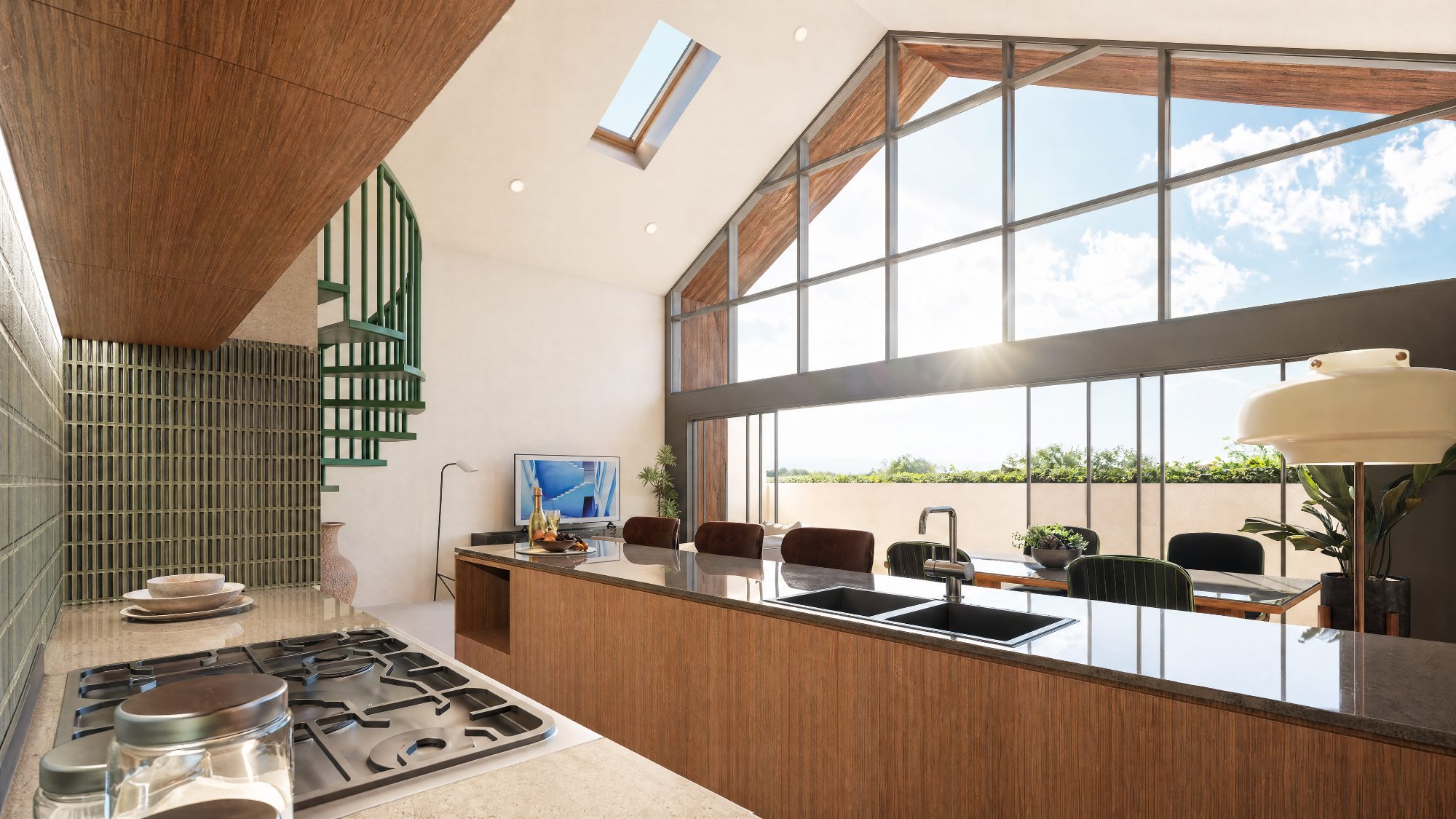 46 Hamilton — interior architectural rendering — Australia
